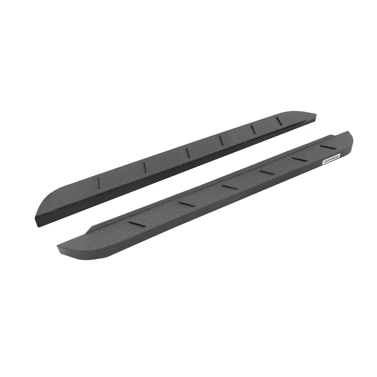 Rb10 Slim Line Running Boards With Mounting Brackets Kit - Bedliner Coating (2 Door) 1