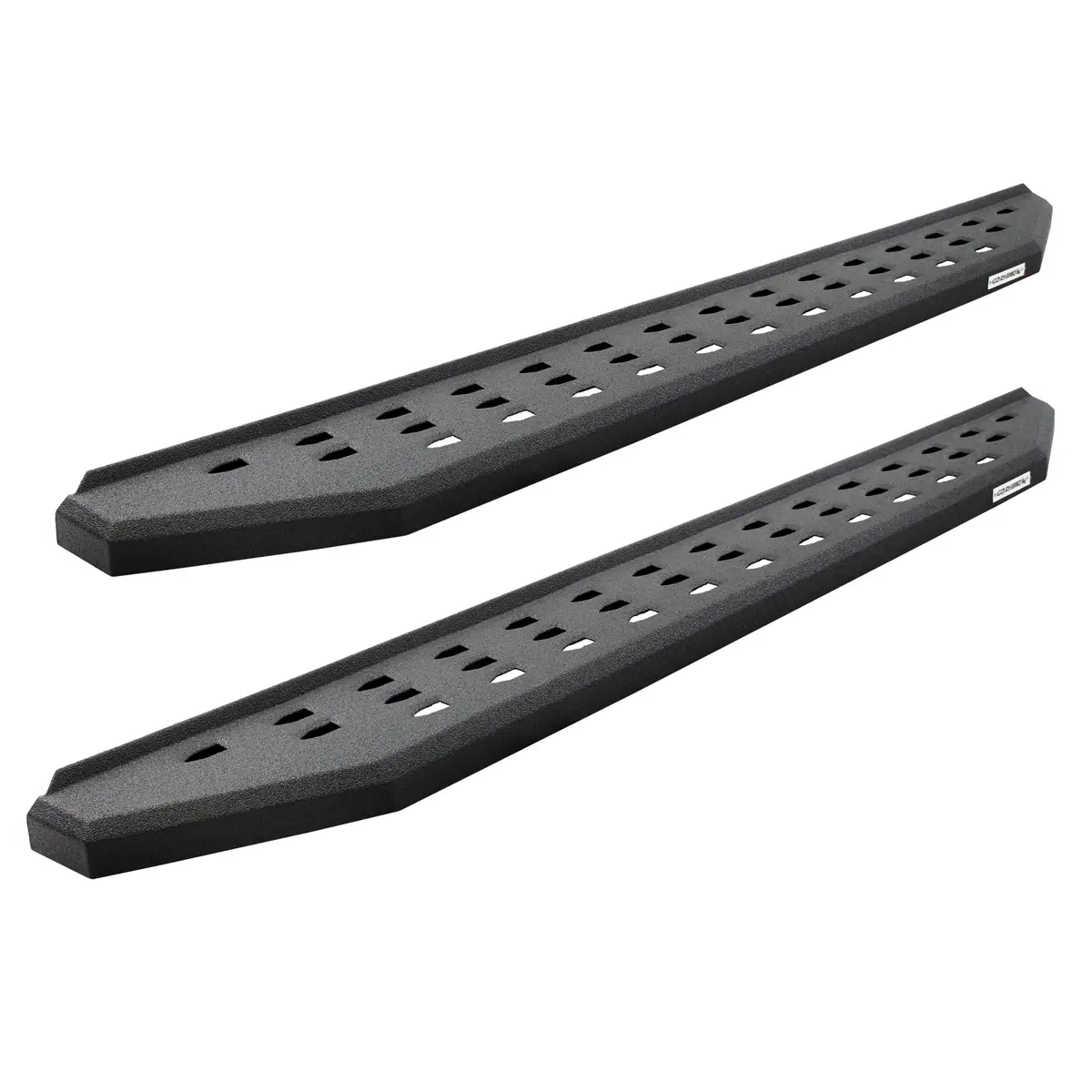 Rb20 Running Boards With Mounting Bracket Kit - Bedliner Coating (2 Door) 1