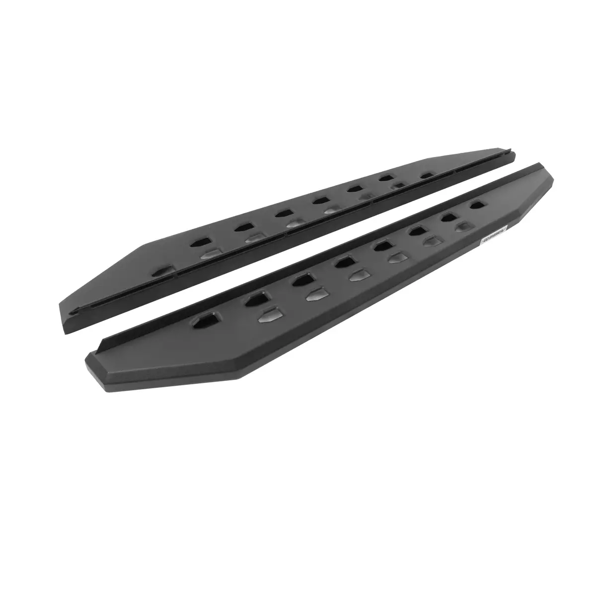Rb20 Slim Line Running Boards With Mounting Bracket Kit - Textured Black (2 Door) 1