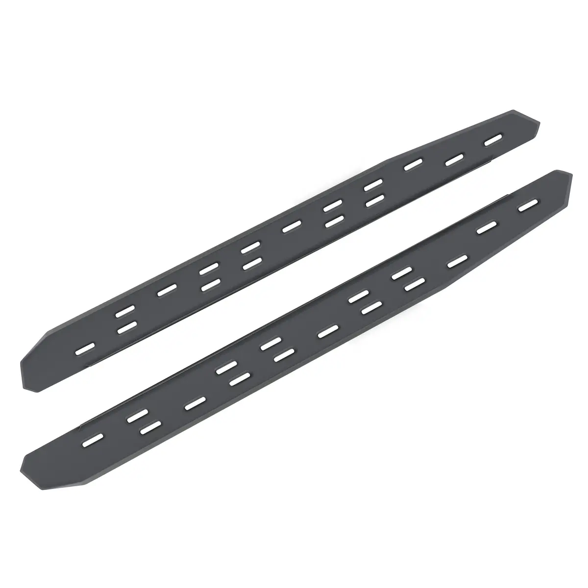 Rb30 Slim Line Running Boards - 57" Long - Boards Only - Textured Black (2 Door) 1
