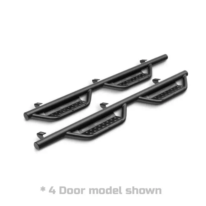 Rs Nerf Steps - Full Length (1 Step) - Textured Black (2 Door) 1