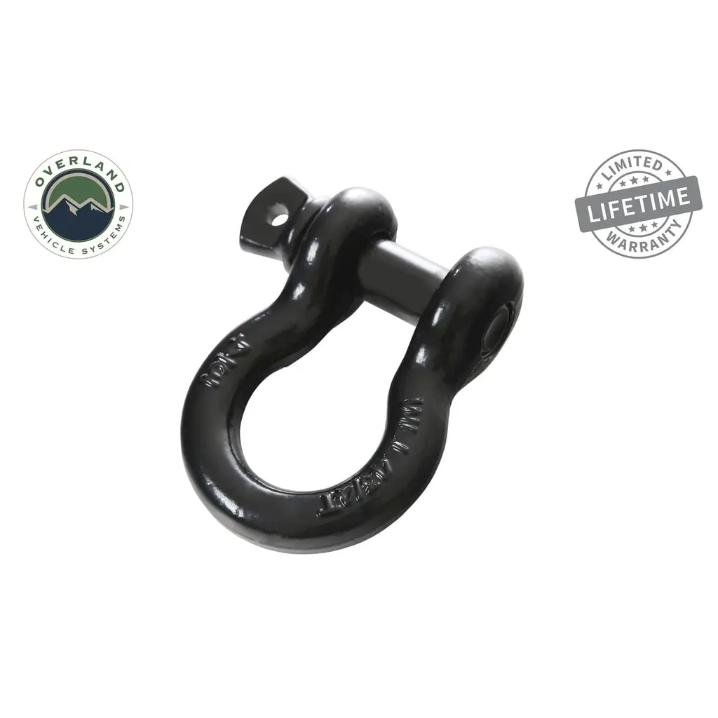 Recovery Shackle 3/4" 4.75 Ton Steel Gloss Black 1