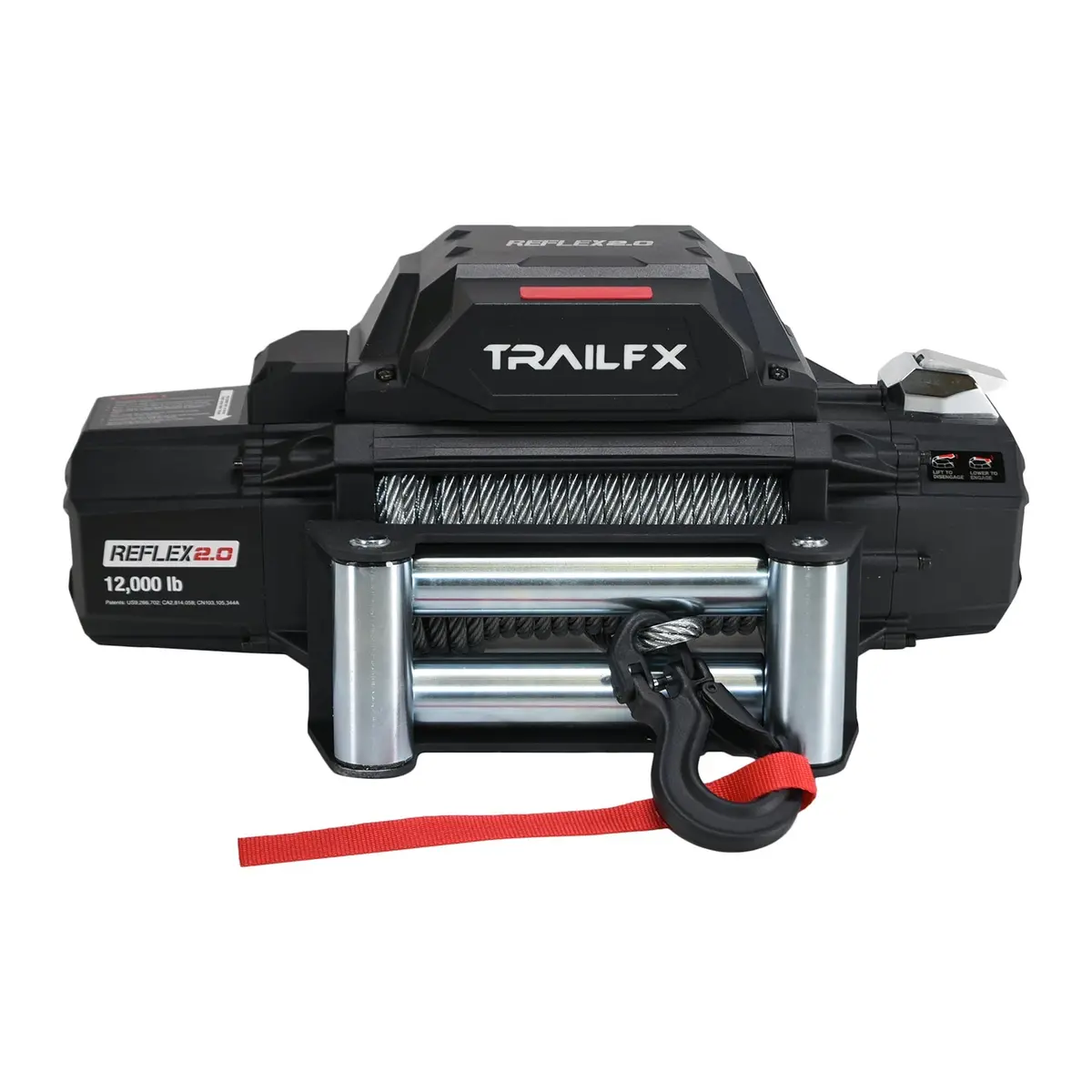 Reflex 2.0 12000 Lb Winch; Steel Rope 1
