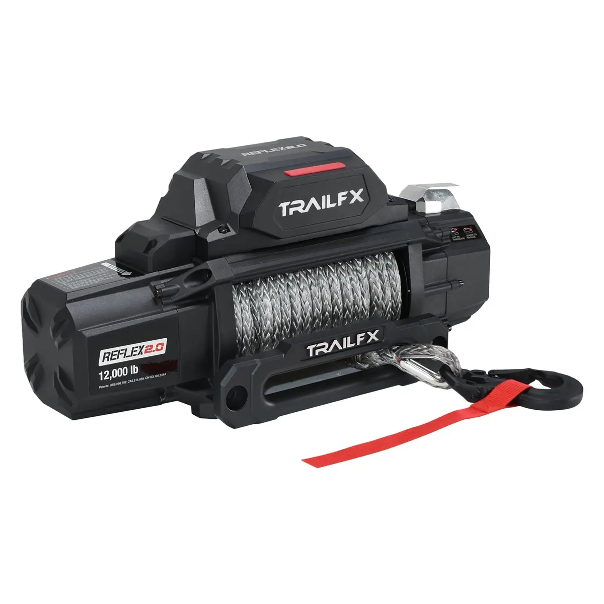 Reflex 2.0 12000 Lb Winch; Synthetic Rope 1