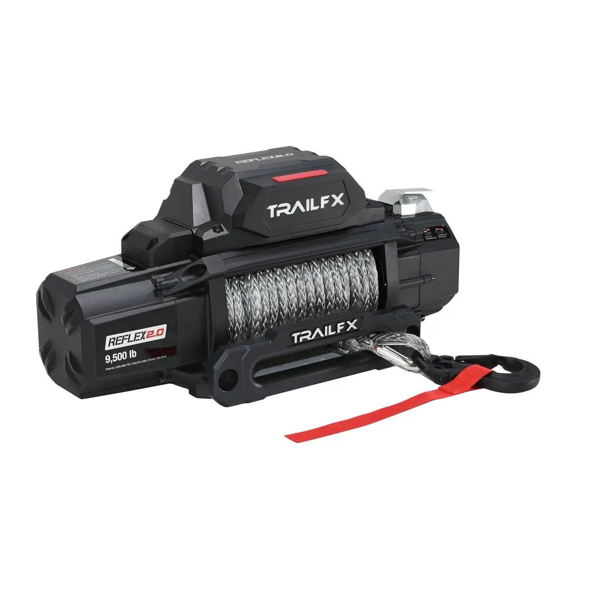 Reflex 2.0 9500 Lb Winch; Synthetic Rope 1