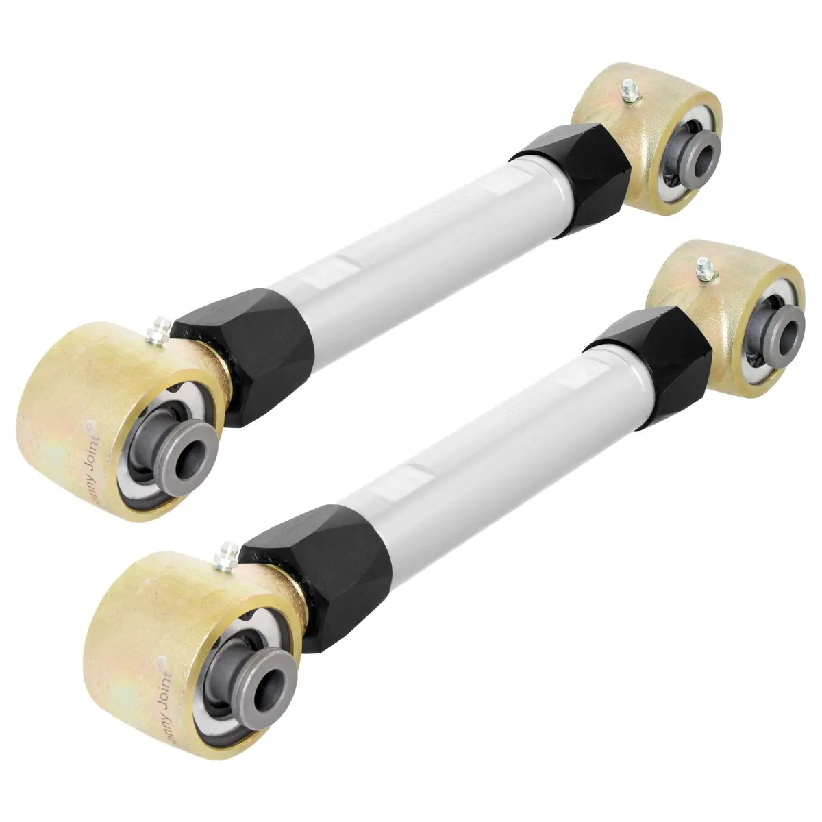 Rocknut 21-Up Bronco Billet Aluminum Johnny Joint Rear Upper Control Arm Set Double Adjustable Rockjock 4X4 1