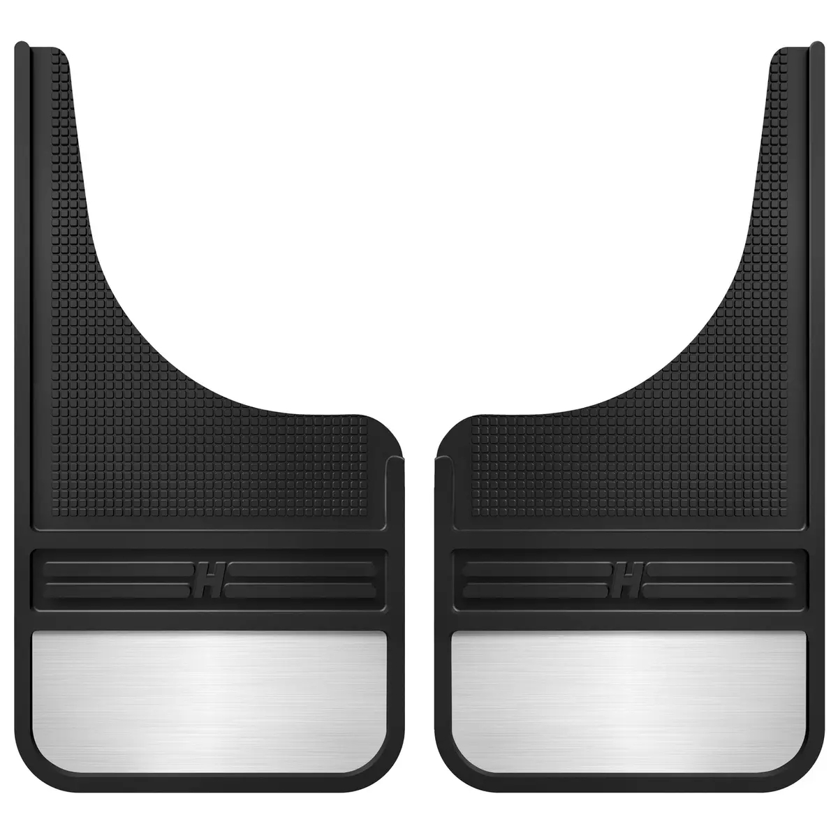 Rubber Front Mud Flaps - 12" With Weight 1