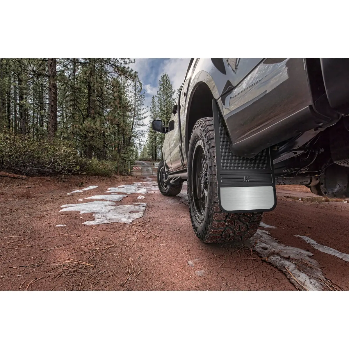 Rubber Rear Mud Flaps - 12" With Weight 2