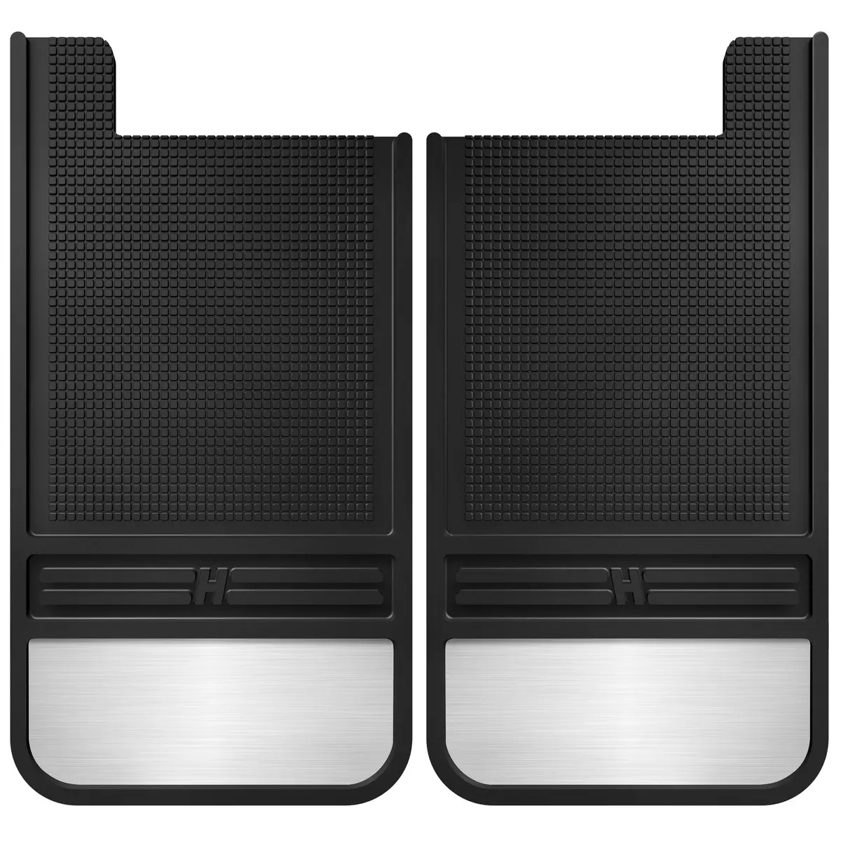 Rubber Rear Mud Flaps - 12" With Weight 1