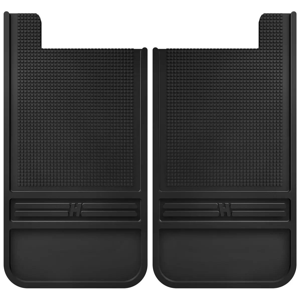 Rubber Rear Mud Flaps - 12" Without Weight 1