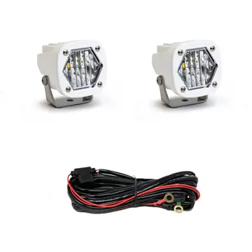 S1 White Led Auxiliary Light Pod Pair 1