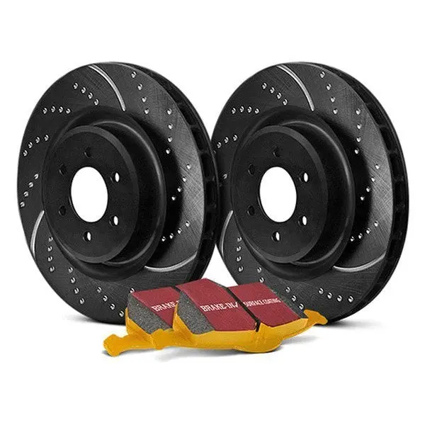 2015-20 Mustang Ecoboost / V6 Ebc Stage 5 Front Superstreet Disc Brake Kit (2-Piston Front Calipers) 1