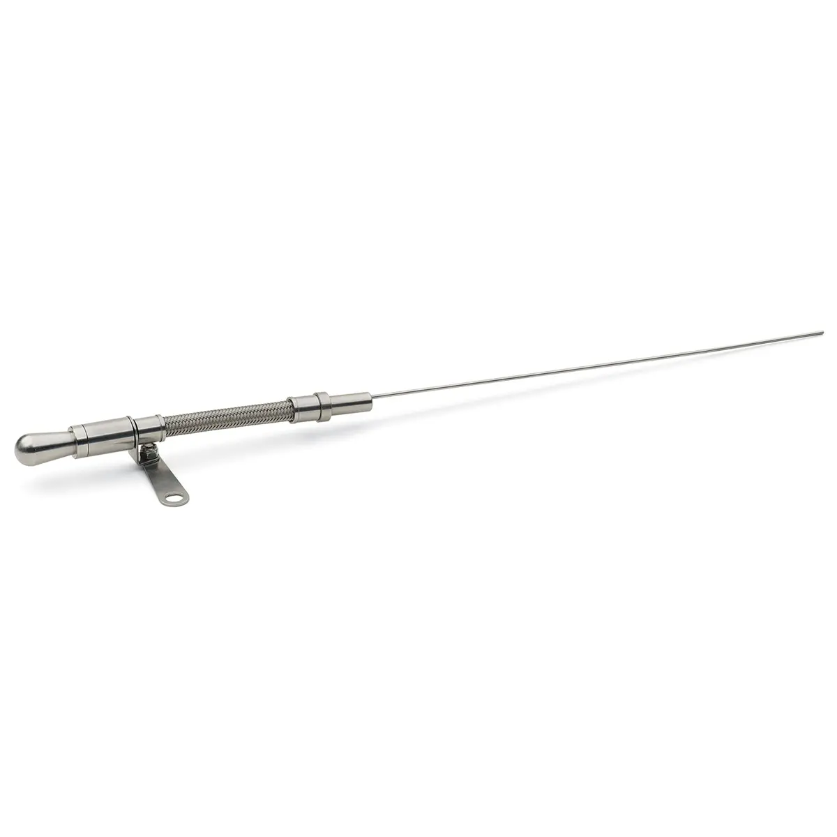 Sbf Oil Dipstick Kit; Push-In Type; Flexible Stainless; Timing Cover 1