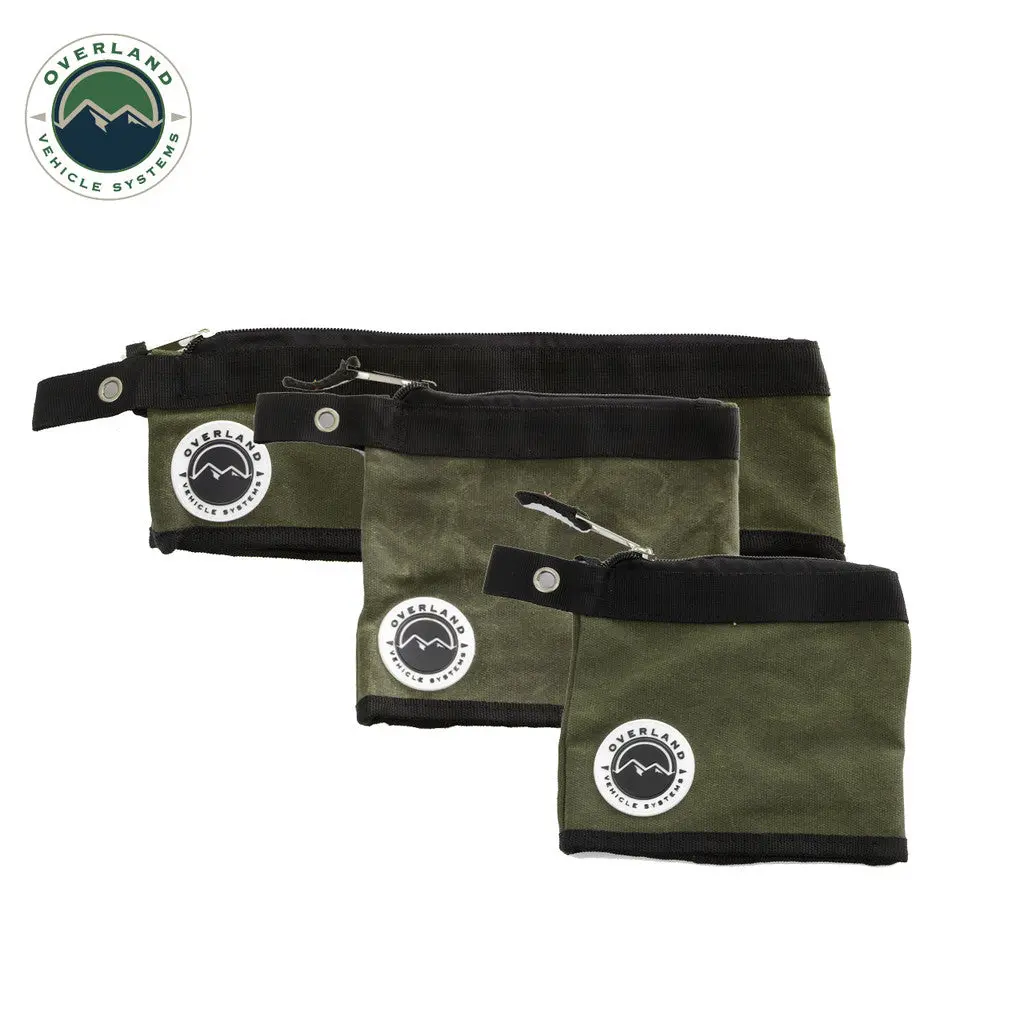 Small Bags Set Of 3 # 12 Waxed Canvas 1