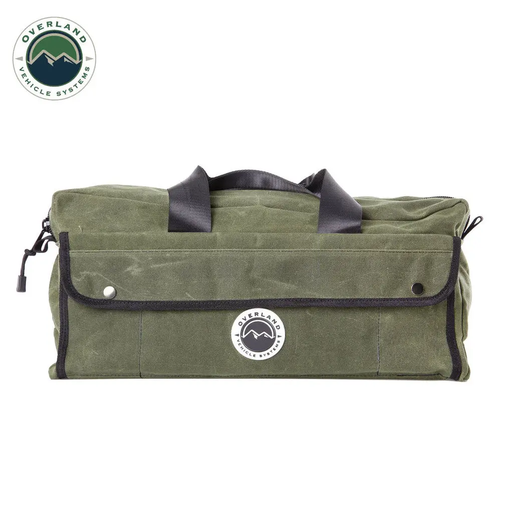 Small Duffle Bag With Handle And Straps - #16 Waxed Canvas 1