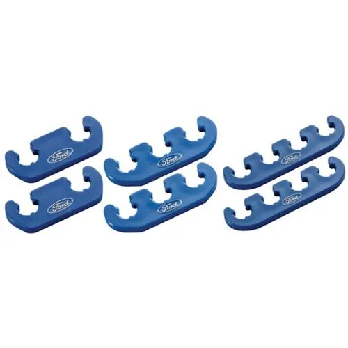 Spark Plug Wire Dividers Blue Plastic - 6 Pack 1
