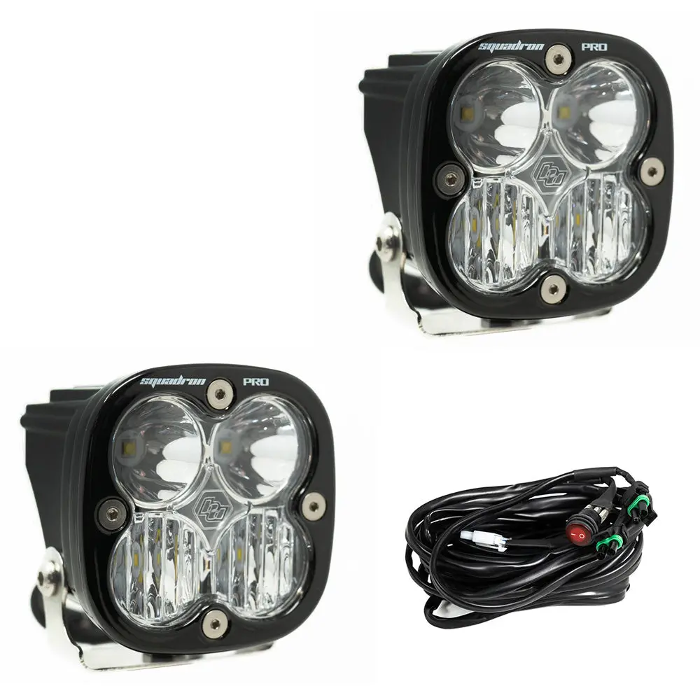 Squadron Pro Black Led Auxiliary Light Pod Pair 1