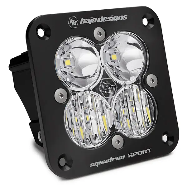 Squadron Sport Black Flush Mount Led Auxiliary Light Pod 1