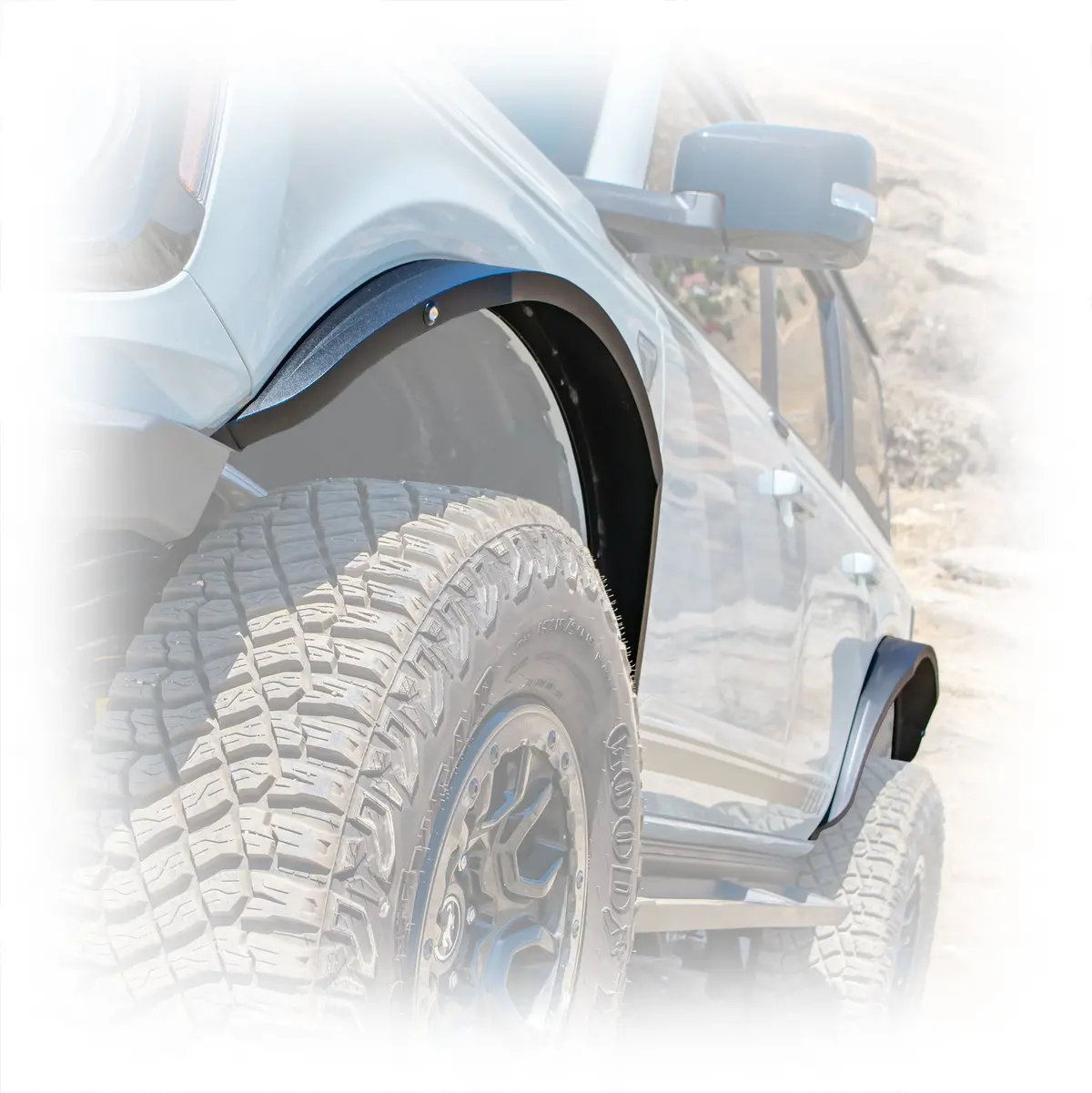 Steel Fender Flares Kit W/ Marker Lights 1