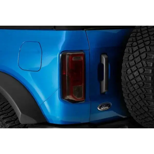 Taillight Cover Black Out Kit (Vehicles Without Led Option), 3 Piece, Carbon Fiber Look 2