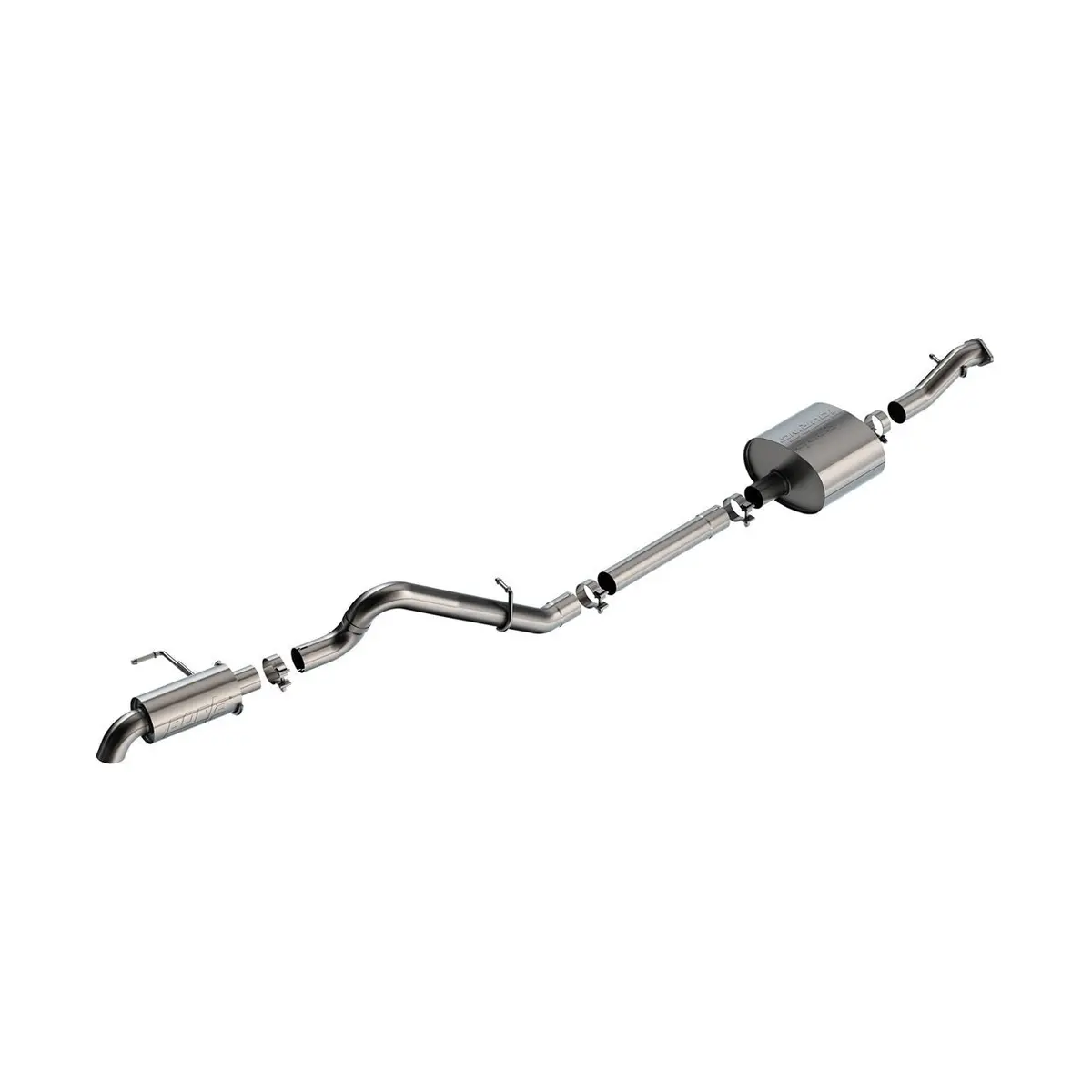 Touring Climber Cat Back Exhaust System With Stainless Tip (2.7L Engine) 1