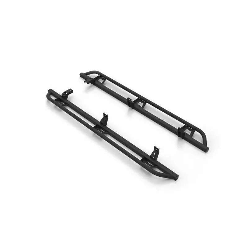 Trailslider Rock Slider Step System - Textured Black (4 Door) 1