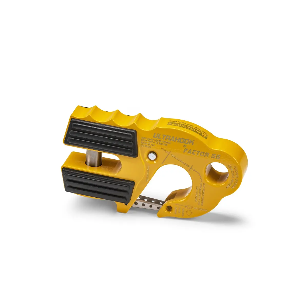 Ultrahook Winch Hook With Shackle Mount - Yellow 1
