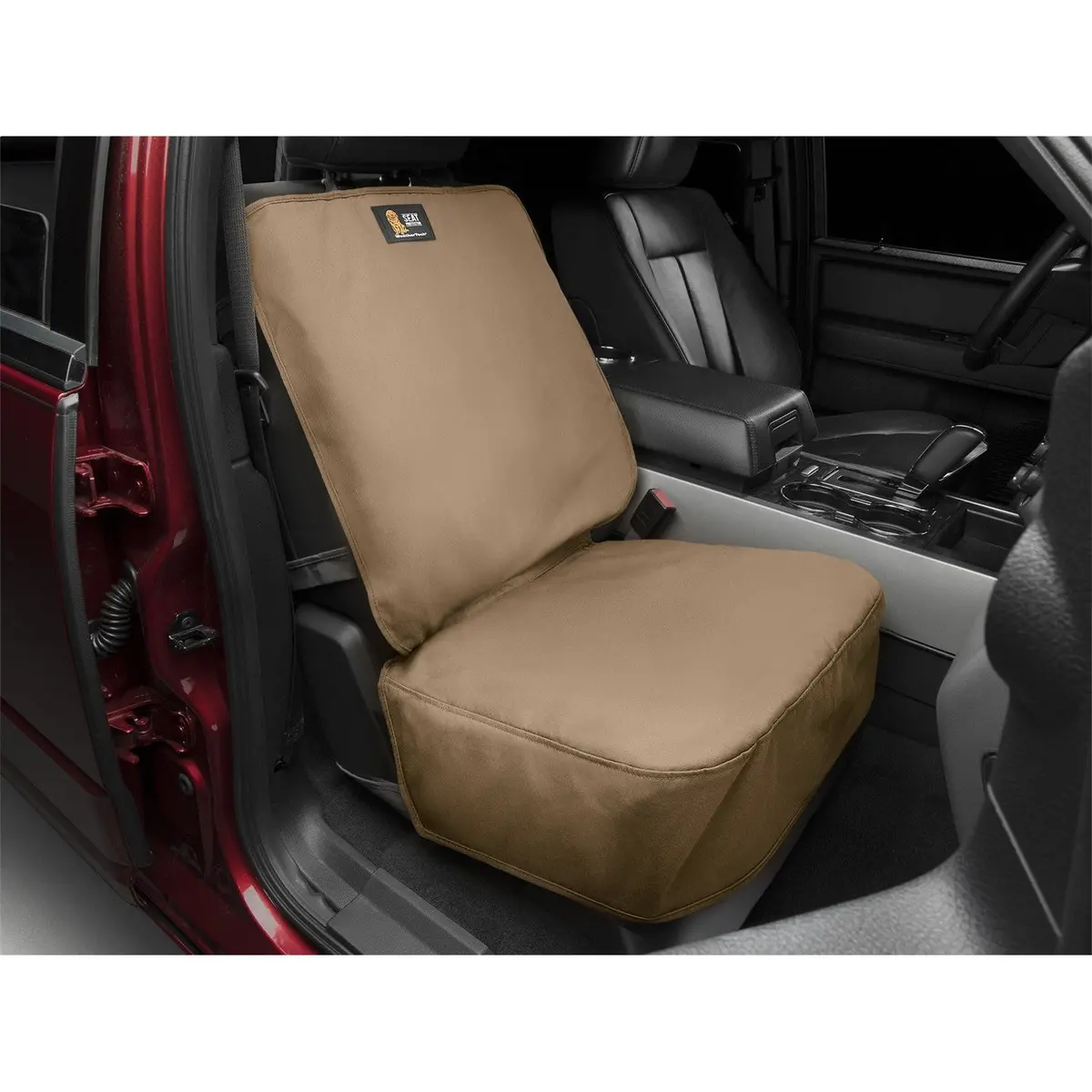 Universal Front Bucket Seat Protector - Tan 1