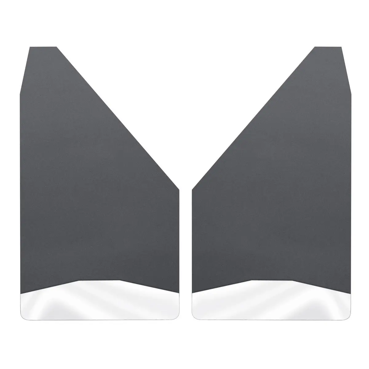 Universal Mud Flaps 12" Wide - Stainless Steel Weight 1