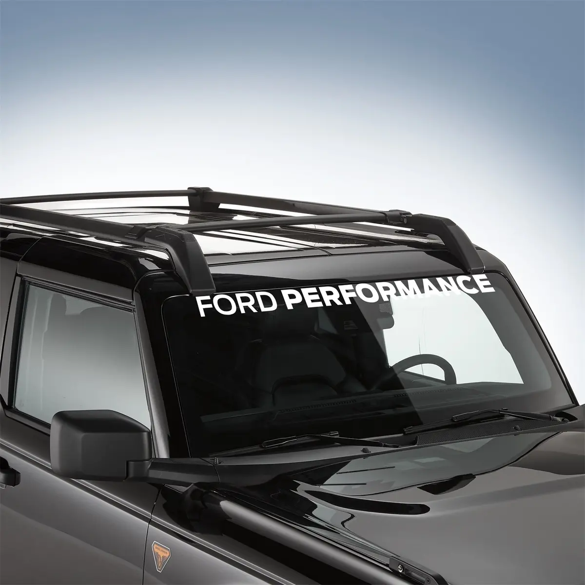Windshield Banner Decal - White 2