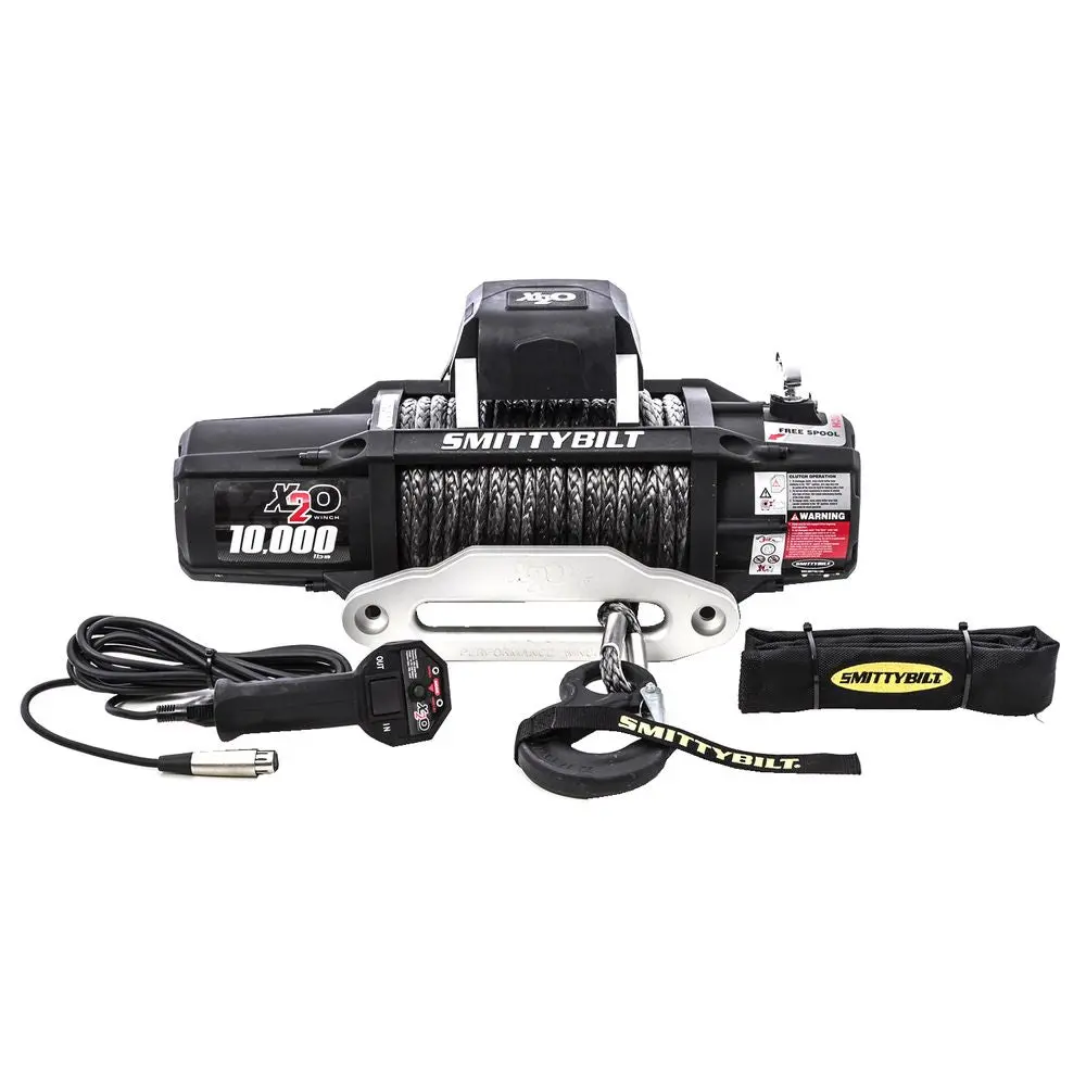 X2o-10K Waterproof Syn Rope Winch Gen2 & Fairlead 1