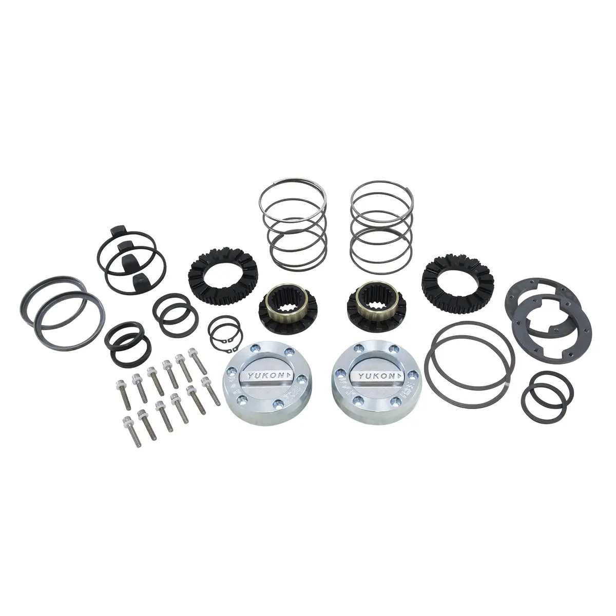Yukon Gear Hardcore Locking Hub Set For Gm 8.5In Front & Dana 44 / 19 Spline 1