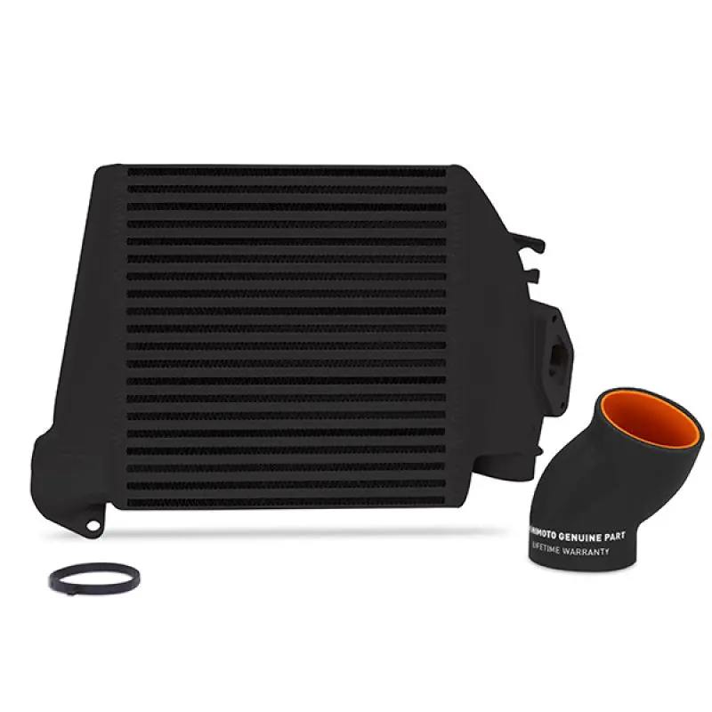 Mishimoto 08-14 Subaru Wrx Top-Mount Intercooler Kit - Powder Coated Black & Black Hoses 1