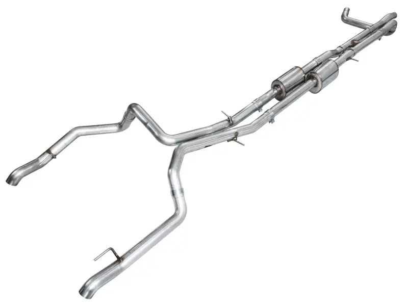 Awe 4Th Gen Gm 1500 6.2L Catback Split Rear Exit (W/ Bumper Cutouts) - Oe Tips 1