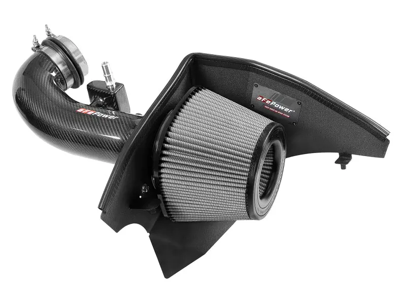 Afe 19-21 Gm Trucks 5.3L/6.2L Track Series Carbon Fiber Cold Air Intake System W/ Pro Dry S Filters 2