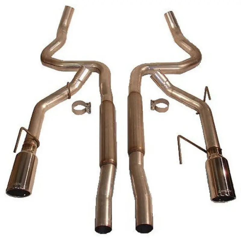 Roush 2005-2009 Ford Mustang Gt/Gt500 Enhanced Sound Dual Cat-Back Exhaust Kit 1