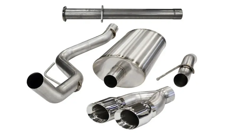 Corsa 11-13 Ford F-150 Raptor 6.2L V8 133In Wheelbase Polished Xtreme Cat-Back Exhaust 1