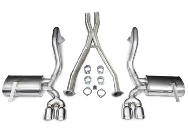 Corsa 97-04 Chevrolet Corvette C5 Z06 5.7L V8 Polished Xtreme Cat-Back + Xo Exhaust 1
