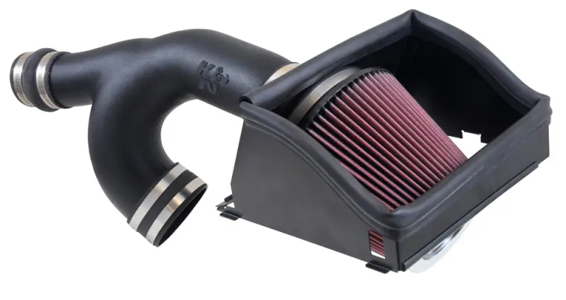 K&N 15-16 Ford F-150 2.7L V6 F/I Aircharger Intake Kit 1