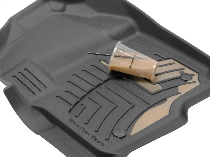Weathertech 2019+ Chevrolet Silverado 1500 Crew Cab  Front Floorliner Hp - Black 1