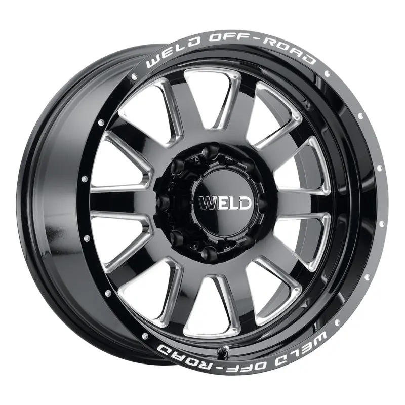 Weld Off-Road W102 20X9.0 Stealth 6X135 6X139.7 Et00 Bs5.00 Gloss Black Mil 106.1 1