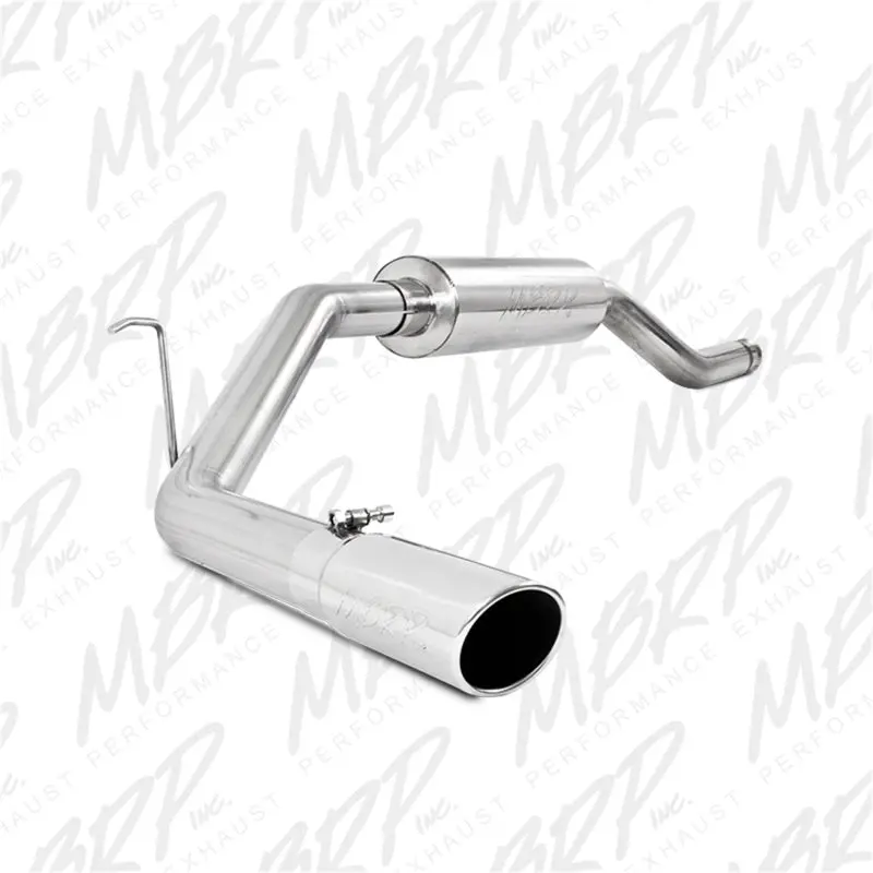 Mbrp 00-06 Toyota Tundra All 4.7L Models Resonator Back Single Side Exit Aluminized Exhaust System 1