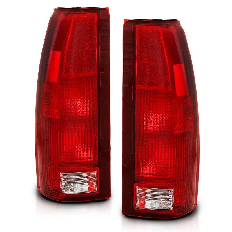 Anzo 1988-1999 Chevy C1500 Taillight Red/Clear Lens (Oe Replacement) 1