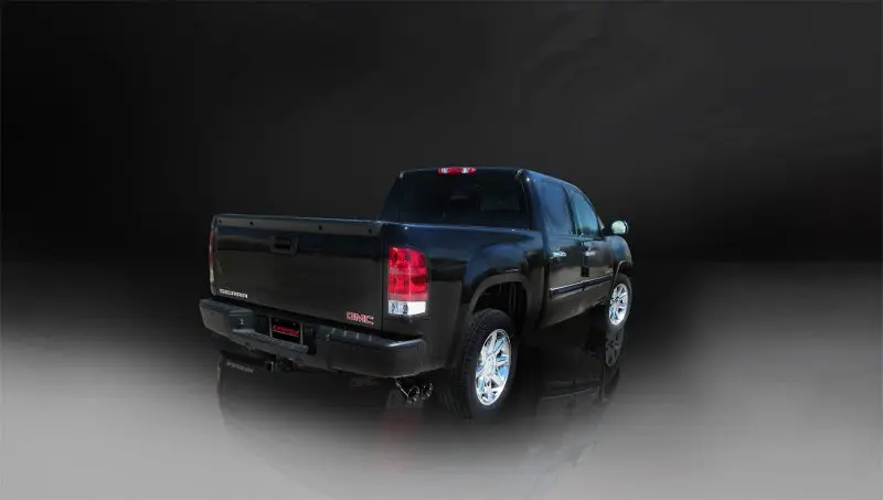 Corsa 02-07 Gmc Sierra Reg. Cab/Short Bed 1500 4.8L V8 Black Sport Cat-Back Exhaust 2