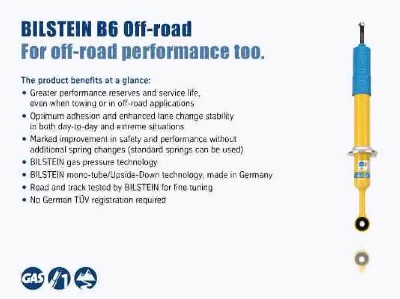Bilstein 4600 Series 15-17 Chevrolet Colorado 4Wd Rear Monotube Shock Absorber 1