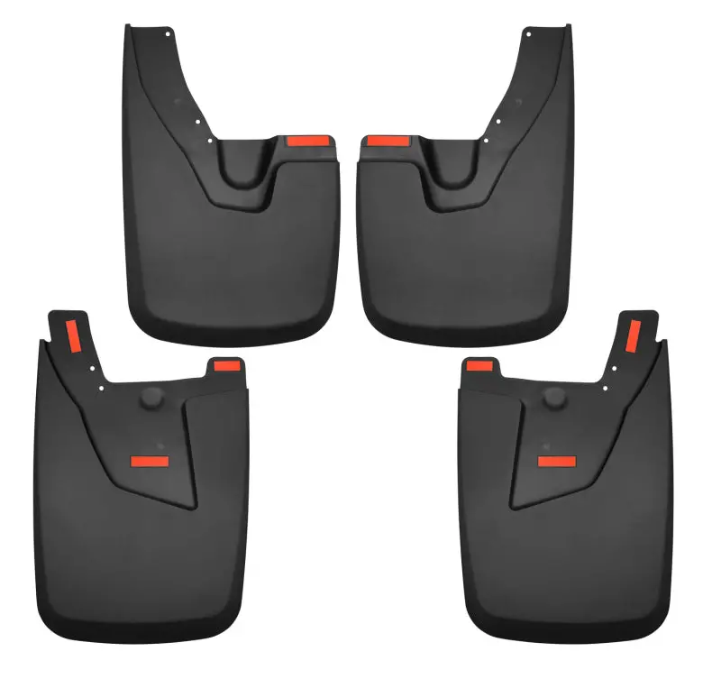 Husky Liners 2019 Ram 2500/3500 With Oem Fender Flares Custom-Molded Front & Rear Mud Guards 1