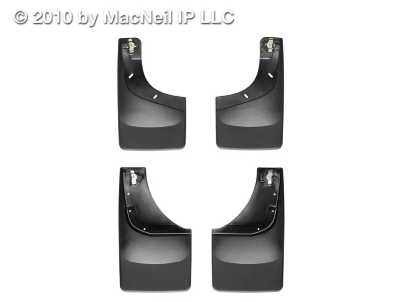 Weathertech 04-08 Ford F-150 No Drill Mudflaps - Black 1
