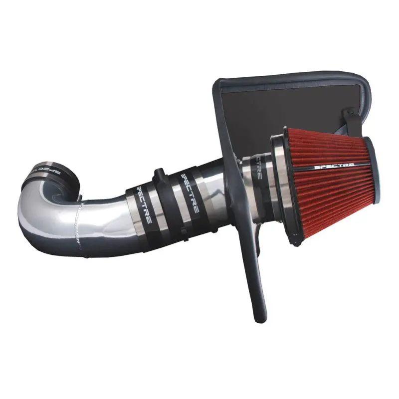 Spectre 08-09 Pontiac G8 V8-6.0L F/I Air Intake Kit - Clear Anodized W/Red Filter 1