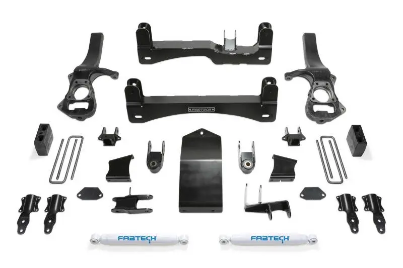 Fabtech 19-21 Gm C/K1500 6In Basic System W/Perf. Shocks 1
