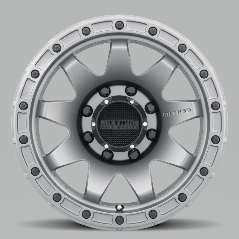 Method Mr317 20X9 +18Mm Offset 8X180 130.81Mm Cb Matte Titanium Wheel 1